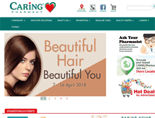 Tablet Screenshot of caring2u.com